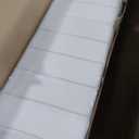 King Size Bed Frame and Headboard,Vertical Channel Tufted Wingback No Box Spring Needed, Mattress Foundation, Easy Assembly, Beige