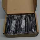 Estmoon 30 Pack Cabinet Handles Matte Black Cabinet Pulls with 3 Inch Hole Center, Stainless Steel Kitchen Cabinet Handles Black Kitchen Handles for Cabinets and Drawers, 76mm Hole Centers