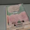 ZTHMOE Fabric 72x43inch Happy Mother's Day Photography Backdrop Gifts for Women Gold Balloons Pink Flowers Background Thanks Party Decoration Photo Banner Booth