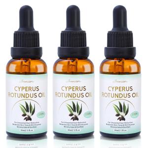 3 Pack Cyperus Rotundus Oil For Hair Removal, Cypress Rotundus Oil Reduces Unwanted Hair Growth, Moisturizing Soothing Cyperus Oils For Reducing Body Hair Growth, Suitable for All Skin Types