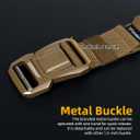 IDOGEAR SPORTS Tactical MOLLE Belt Quick Release Rigger Belt 1.5/2 Inner & Outer Combat Heavy Duty (Medium(34"-38"), Coyote Brown)