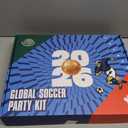 Soccer Fan Gear Set for 2026 World Tournament, Soccer Party Favors Kit with Flag,Scarf, Face Paint, Clapper, Horn&Glasses,Supporter Accessories for Game Day, Sports Event, Gift