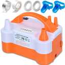 Electric Balloon Pump 600W, Fast Balloon Blower with 6 Balloon Arch Kits, Dual Nozzle & 2 Modes, Portable Air Pump for Balloon Decor for Party, Wedding, Birthday - Professional Balloon Pump