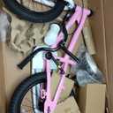 RoyalBaby Kids Bike EZ Freestyle Training Free Balance to Pedal Easy Learning Bicycle, 12-18 Inch for Toddlers to Big Kids (Pink)