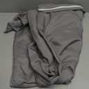 Sleeping Bag Liners with 2 Way Zipper, Adult Sleep Sack Travel Sheets for Hotel/Hostels/Business Trips, Lightweight Single Camping Sheet Sleep Bag Liner Warm & Cold Weather, Gray