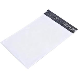 12"x15.5" Poly Mailers White Shipping and Envelope Bags Pack of 30