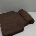 Sherpa Fleece Lumbar Support Pillow with Headrest Recliner Memory Foam Lumbar Pillow Back Cushion for Chair Plush Cushion Thick Pad for Back Pain Car Sofa Chair Headrest Office Home