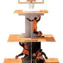 Basketball Party Decorations 3 Tier Basketball Cupcake Stand Basketball Birthday Decorations Basketball Party Favors