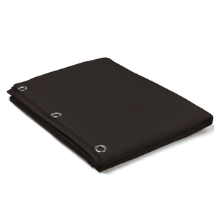 OEKO-TEX Outdoor 100% Blackout Waterproof Faux Linen Outdoor Curtain, Size 69x87" inches