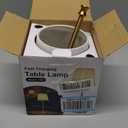 EppieBasic Cordless Table Lamp Rechargeable: Fast Charging & Long Lasting - 2700K Warm Light Vintage Gold Lamps for Women Housewife - Dinning Living Room Bedroom (Bronze+White Lampshde-1)