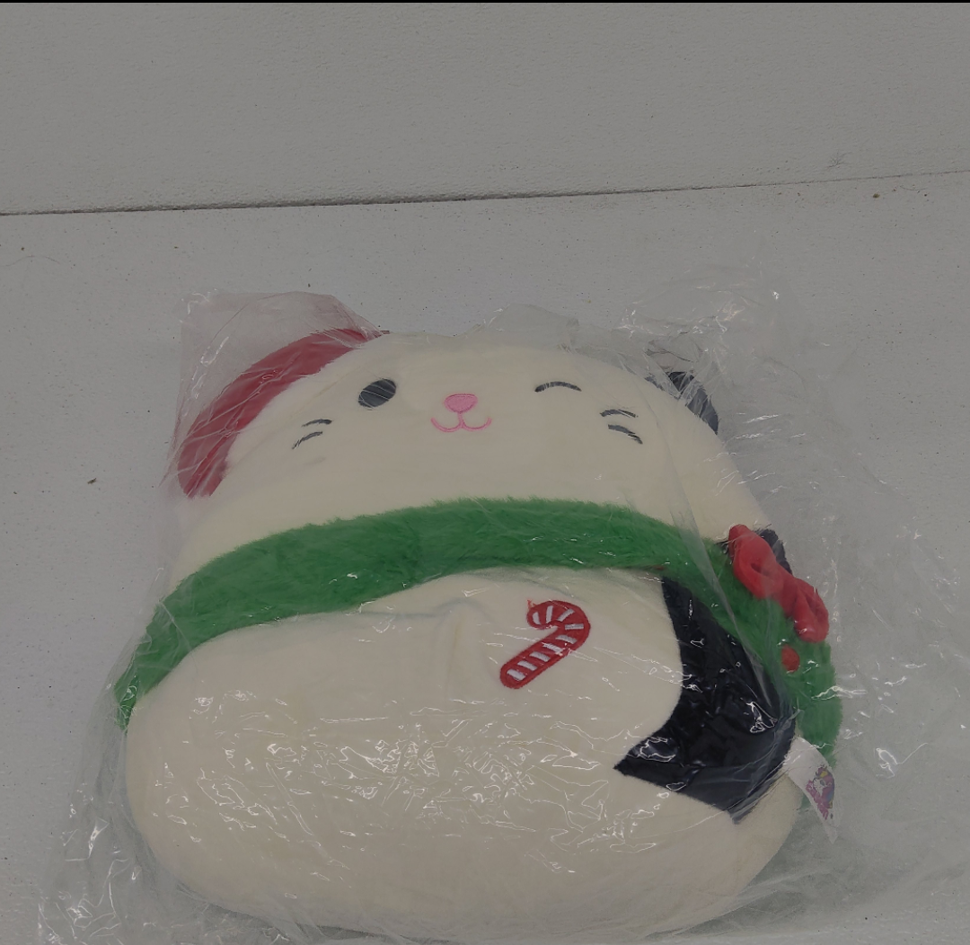 Easfan 14’’ Christmas Kitty Plush Pillow