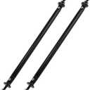 X AUTOHAUX 2pcs 200mm 7.87" Splitter Support Rods Adjustable Front Rear Bumper Lip Splitter Strut Rod Tie Support Bars Fit Most Vehicle Black