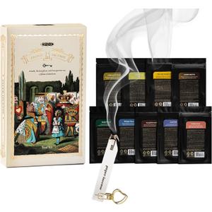 OPTATUM Paper Incense Trial Kit - Discover Your Best Scent from Our 9 Unique Fragrances, Total 36pcs Incense Paper Set, Quick Usage & Long-Lasting Fragrance, Eliminating Bathroom, Kitchen Odors