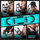 Professional Twister Arm Trainer, Adjustable 60-100lb Chest Workout Equipment for Men, Portable Detachable Design for Home Gym, Arm Chest and Shoulder Muscle Strength Exerciser Training