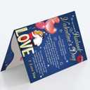 2 x Valentines Day Cards for Husband | Romantic Husband Valentines Day Gifts for Him from Wife (CD-345)