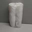 Fasmov 30 Pack 16 oz. Plastic Cups Plastic Tumblers Blank Reusable Drink Tumblers for Parties, Events, Marketing, Weddings, White