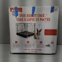 Stackable Rabbit Breeding Cage with Feeder and Water Bottle Easy-Clean, 24 x 24 x 16 inches, Guinea Pig Ferret Bunny Hutch