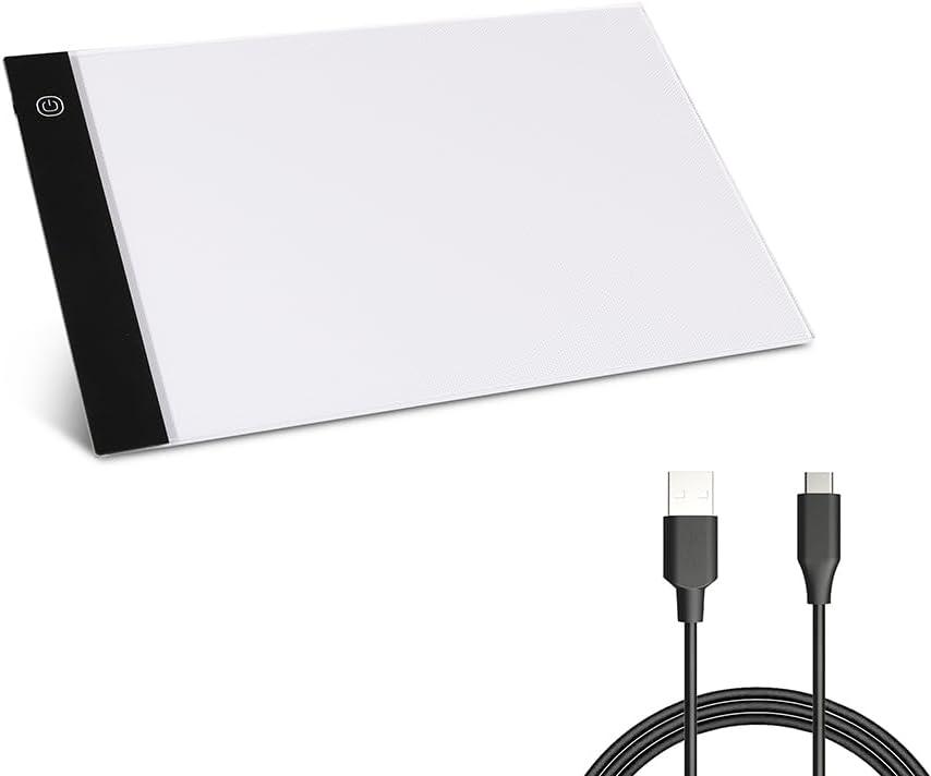 A4 LED Light Box Tracer USB Power Adjustable LED Light Tablet Board Pad for 5D DIY Diamond Painting