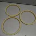 (1 Set) 8 3/8" Pool Light Lens Gasket and Stainless Pilot Screw - Exact Replacements for Pentair 79101600Z and 79104800 - Compatible with Pentair IntelliBrite, AmerLite, and SAM Amerlite Lights (Beige)