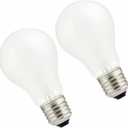 100W Incandescent Light Bulbs,Frosted Bulbs,Dimmable Medium E26 Base Light Bulbs,A19 Incandescent Light Bulb,2700K Warm White, for Fridge, Range Hood, Sewing Machine, Freezer Ceiling Fan (2)
