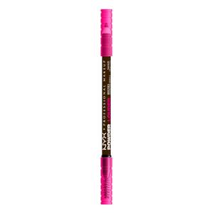 NYX PROFESSIONAL MAKEUP Powder Louder Eyebrow Pencil, Brow Pencil with Buildable Volume For Up To 12HR Wear, Vegan Formula - Ash Brown (0.04 Ounce (Pack of 1))