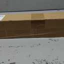 UNISHADES no Drill Cordless Roman Shades for Windows, 21" W 64" H - 100% Blackout - Linen - Beige