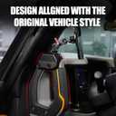 Mabett Magnetic Phone Holder for Ford Bronco 2026 2021-2025, Adjustable Angles 360Phone Mount for Bronco Accessories