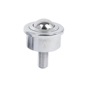 Roller Ball Transfer Bearing Caster - Heavy Duty Roller, M20 Screw Ball Transfer Unit for Transmission, Stud Mounted,Thread Stem,Bearing Steel & Carbon Steel, 950 Lbs Load Capacity,1 Piece.