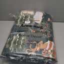 LIVEBOX Christmas Living Room Rugs 8x10, Soft Machine Washable Area Rug for Bedroom, Vintage Rug for Dining Room with Non Slip Backing, Large Green Indoor Carpet for Home Office(8'x10')