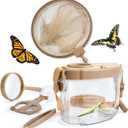 Montessori Mama Kids' Bug Catching Kit - Complete Insect Exploration Set with Habitat, Extendable Net, Magnifying Tools & Carry Strap - Educational Outdoor Adventure Gift