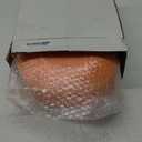 LIYH 20 Pcs 10 Inch Orange Plastic Scalloped Plates Reusable - Unbreakable Dinner Plates-Dishwasher Safe, Perfect for Halloween & Thanksgiving Party BPA Free