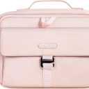 MOSISO Camera Shoulder Bag Case Crossbody Sling Purse, DSLR/SLR/Mirrorless Compact Padded Photography Handbag with Rain Cover Compatible with Canon/Nikon/Sony Cameras and Lenses, Pink