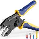 Crimping Tool for Insulated Electrical Wire Connectors-AWG 22-10 Ratchet Crimper Tools-Racheting Wire Crimping Tools