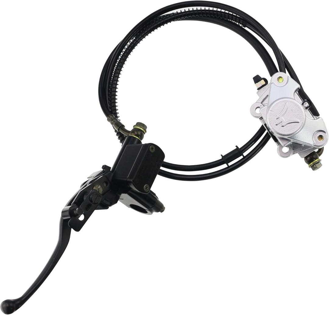 PRO BAT Hydraulic Rear Disc Brake Caliper Master Cylinder for GY6 for 150cc 200cc 250cc Taotao Coolster Roketa Peace SunL Chinese ATV Quad 4 Wheeler Dune Buggy Go Kart