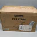 AODISMAN Dog Stairs for Large Dogs 18" H, Extra Wide Dog Steps for High Beds & Couches, 20" Wide Deep Steps, Non-Slip Dogs Ramp, 3-Step Pet Stairs, Grey