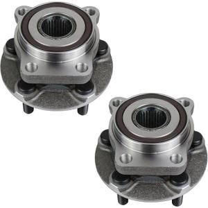 Pair 513220 Front Wheel Hub & Bearing Assembly Compatible with 2005-2014 Subaru Outback, Legacy w/ABS