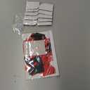 10PCS Graduation Decorations Class of 2025 Centerpieces, Congrats Grad Honeycomb Table Toppers for Graduation Party Favors, 2026 Graduation Party Decorations (10PCS, Red & Black)