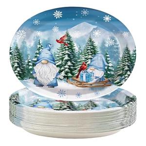 50Pcs Party Supplies Plates Decorations