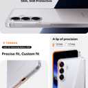 TORRAS Shockproof for Samsung Galaxy S26 Case, [Not Yellowing] [12FT Military-Grade Protection] Thin & Soft Touch Transparent Case for Samsung S26 with 3 Colors DIY Buttons [Anti-Slip], Diamond Clear