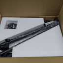 TV Tray Table for Couch - Adjustable Height & 360Swivel Panel DesignLarger Metal and Wooden Base to Prevent SlippingSofa Armrest Tray Table for Eating Laptop Couch Bed Dinner or Small Space (Standard 1 Pack, Black)