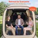 VEVOR Pop Up Screen House Tent, Portable Screened Canopy with Netting Sides, 6×6×7.2 FT