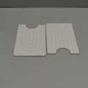 Faucet Mat for Kitchen Sink - Wider Diatomite Fast Drying Stone Sink Tray, Super Absorbent, Prevents Moisture Buildup - Faucet Splash Guard for Bathroom Counter (Light Grey, 15x5.3inch)