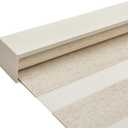 Joydeco Linen Zebra Blinds for Windows, Cordless Privacy Light Filtering Dual Layer Window Shades, Free-Stop Roller Blinds for Home, 33.5 W x 72 H