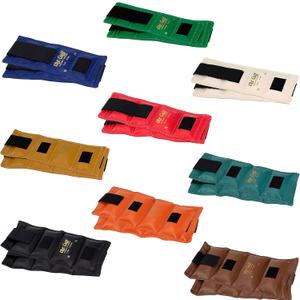 The Cuff Original Adjustable Ankle and Wrist Weight for Training, Dance, Running, Toning, and Physical Therapy for Men and Women, 9 Piece Set (1 each: 1, 1.5, 2, 2.5, 3, 4, 5, 7.5, 10 lb.)