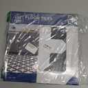 FloorPops FP3308 Nordic Peel & Stick Floor Tiles, Black (12"L x 12"W x 0.06"T)