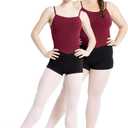 Capezio Women's V-Front Boy Short (Black, Small)