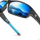 Suoso Sports Polarized Sunglasses for Men: Women UV400 Protection Wrap Around Sun Glasses for Golf Fishing Running Driving