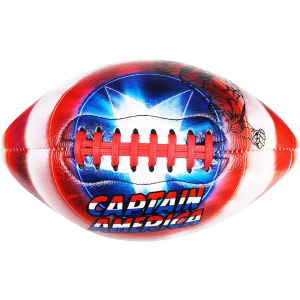 Marvel Avengers Captain America Youth Football, Small Mini Junior Football for Kids, Size 6, Multicolor