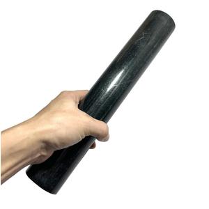 1 Pack Round Acetal Copolymer Rods - 2 -Inch Diameter and 12-Inch Length Opaque Black Acetal Copolymer Rods POM-C Perfect for Non-Marring