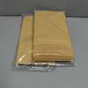 100 Pcs Kraft-Paper-Bags with Window, 5.5 x 7.9 inch Stand Up Zipper Pouches Bags, Zip Lock Food Storage Bag for Packaging Products, Reusable, Sealable
